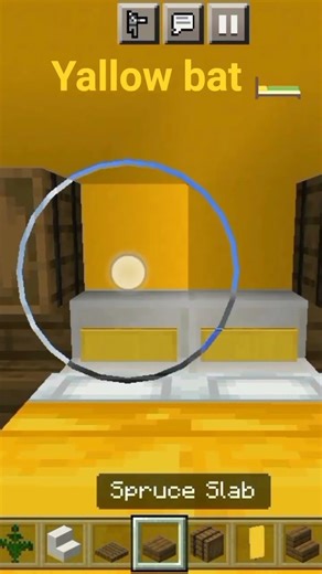 yallow bat 🛏️ #minecraft #gaming