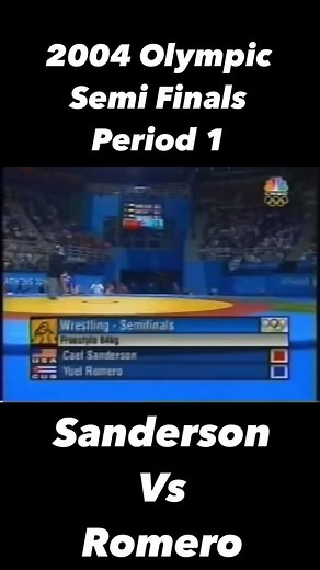 2004 Olympic Semi Finals: Cael Sanderson vs Yoel Romero Wrestling Match