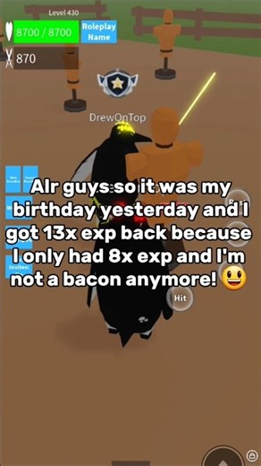 Getting 13x exp back and new fit!|Animal Simulator Remastered| #animalsimulator #roblox #gaming