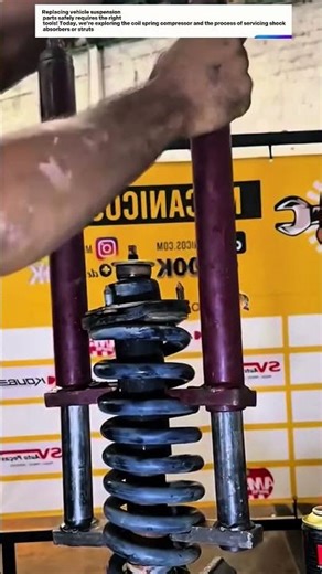 Coil Spring Compressor & Suspension Replacement: Essential Auto Repair - Educational Short"