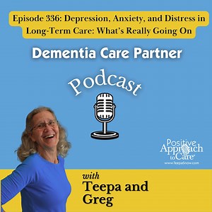 🎙 Podcast Drop — Episode 336 Depression, Anxiety, and Distress in Long-Term Care: What’s Really Going On Depression and anxiety are widespread in long-term care—but they’re often misunderstood and addressed with quick fixes that don’t last. In Episode 336 of the Dementia Care Partner Podcast, Teepa Snow explores: • Why low mood and distress often go unrecognized • How environment and unmet needs play a major role • What meaningful, sustainable change actually requires 🎧 Listen on YouTube, Spot