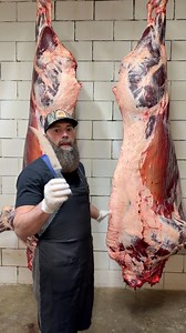 Breaking down a bison! 🦬 🔪🥩The Bearded Butchers Montana Knife Company #viral #trending #fyp #butcher #meat | Seth Perkins