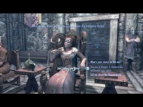 Skyrim ~ How To Get The Rare Vampire Gloves (Non-Fangtusk Pair)