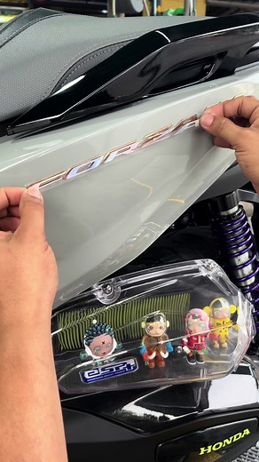 สติกเกอร์อักษร FORZA 350 แฟนของฟอร์ซ่า 350 และรถมอเตอร์ไซค์