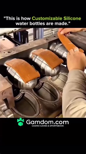 Tech solutions on Instagram: "This is how customizable silicone water bottles are made, through a controlled manufacturing process that combines flexibility, durability, and design precision. Liquid silicone rubber is first mixed with color pigments and additives, then injected or molded into bottle shapes using high-temperature molds. Once cured, the bottles are removed, trimmed, and tested for strength, leak resistance, and safety. Custom logos, textures, and patterns are then added using embo