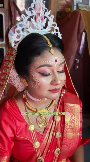 Real bride #art #bridelmakup #shortsvideo