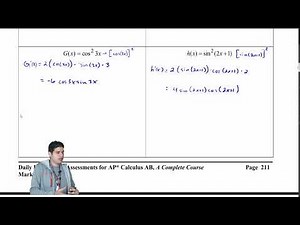 3.3b Chain Rule Practice with Functions | AP Calculus
