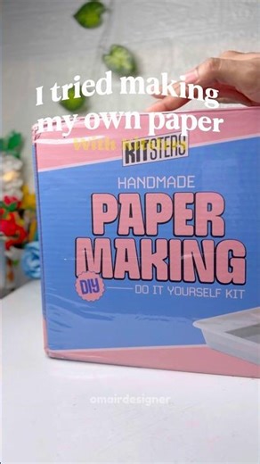 Turning waste paper into something beautiful Paper ♻️✨