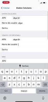 APN Iphone - Como Configurar APN e Roaming de Dados da Algar Telecom no Iphone