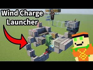 Minecraft Vertical Wind Charge Launcher - Tutorial and Free Litematica Schematic
