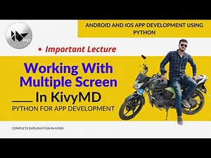 Working With Multiple Screen in KivyMD | Android and iOS app development using python KivyMD