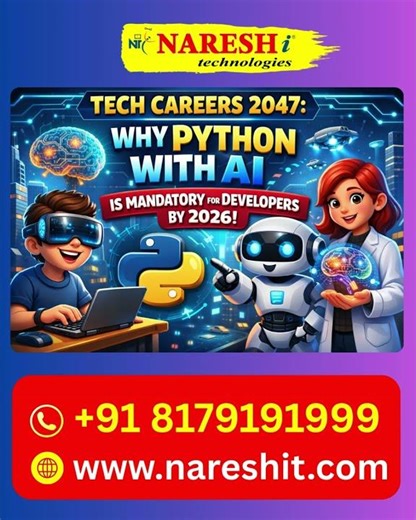 Tech Careers 2047: Why Python with AI Is Mandatory for Developers by 2026