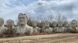 Opportunity to check out Presidential busts, possibly for the last time