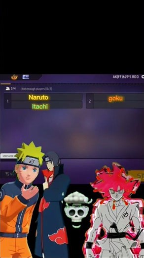 gulo vs itachi and Naruto #enme👉#1v2 #trending