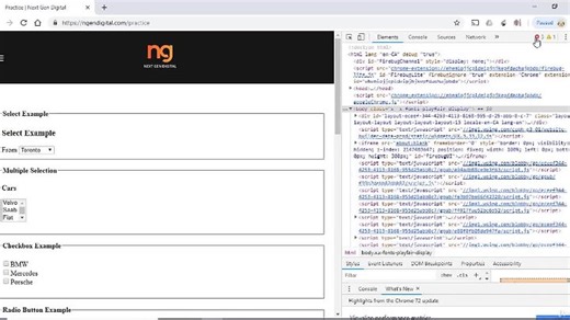 6. Understand Web Elements - 2. Inspect Element With Chrome Developer Tools