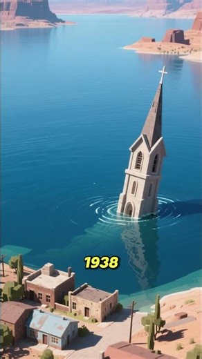 A TOWN THAT DISAPPEARED UNDER A LAKE #UnbelievableHistory #TrueStory #LostPlaces