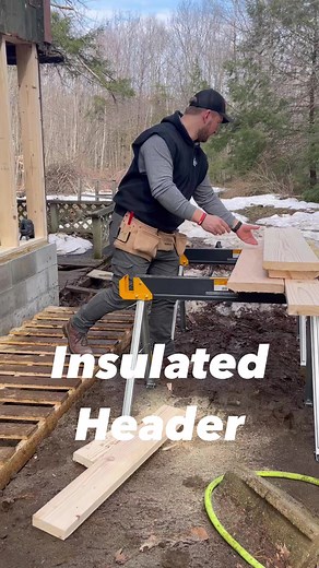 85K views · 1.2K reactions | Here is how to make an insulated header. #diy #remodel #construction #homerenovation #realestate #entrepreneur #hardwork #framing #tools | Misha Panchishak | Facebook