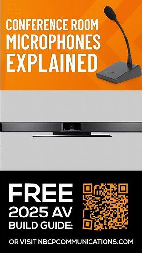 Conference Room Microphones Explained - 2025 NBCP AV Build Guide