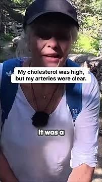 My cholesterol was high, but my arteries were clear.