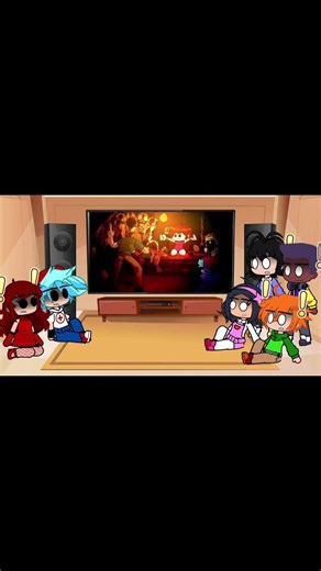 FNF Characters React To Shucks BF Mix #fnf #gacha #gachaclub