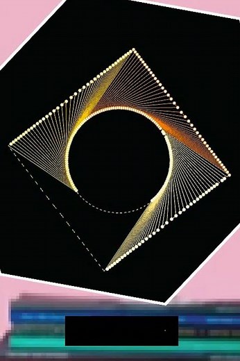 Art & Crafts by string string art tutorial # Shorts