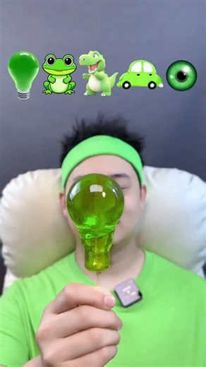 Gogi Asmr on Instagram: "ASMR: Immersive Green Candy Eating Show 💚🍬🤤"