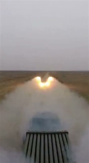 Rain of Fire! 🚀 Massive MLRS Rocket Barrage & Impact 💥 #military