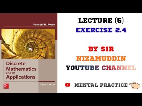Exercise 4.2 Q6,7 Discrete Structure 