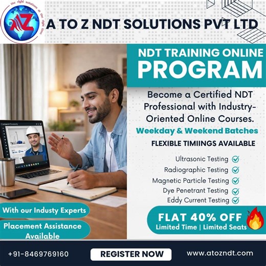 Admissions Open – NDT Online Training Program your career