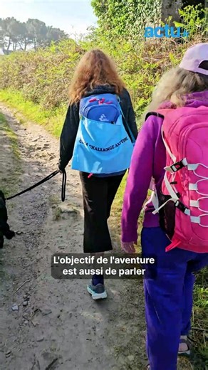 Une mère et sa fille autiste font le tour de la Bretagne à pied