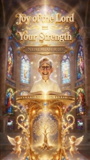 The Joy of the Lord is Your Strength - Nehemiah 8:10 Bible Verse for Daily Inspiration. 💫❤️‍🔥