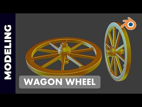 BLENDER CHALLENGE 8: Modeling a Wagon Wheel (Part 14)