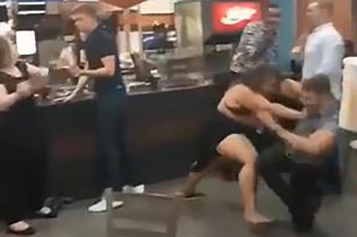 Video shows woman delivering Big Mac beatdown to man inside McDonald’s