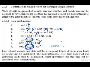 Lecture-08 Load combination as per ASCE-7-05 or (BNBC-2020)