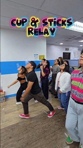 🎉 Cup & Sticks Relay – Fun Group Parlor & Party Game! 🥤🥢