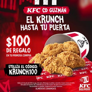 KFC Ciudad Guzmán: Servicio a domicilio | KFC