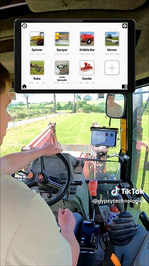 A quick demo on how our GPS system is used! #machinery #tractor #gps #irish #agriculture #agri #farmer #farmlife #farmtok #foryoupage