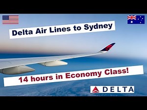 |TRIP REPORT| Delta Airlines from Los Angeles LAX to Sydney SYD, Economy Class, Airbus 350