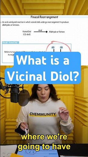 Ochem Keyterm to Know: Vicinal Diol #organicchemistry
