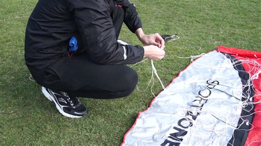 Parafoil kite 102 inches (2.5 m) of wing span - great fun