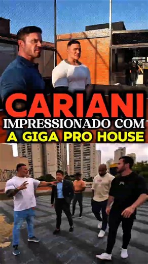 Cariani was impressed with the Giga Pro House #bodybuilding #gym #renatocariani #shorts