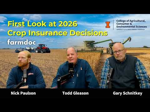 First Look at 2026 Crop Insurance Decisions