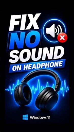 Fix headphones connected but no sound windows 11 ( 2026 )