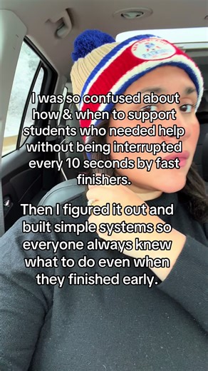TikTok keeps telling me that long captions lead to more views, so here goes 😂 I used to feel pulled in a million directions during work time. One student needed help. Three were done already. Someone else was hovering. And I could never finish a sentence without being interrupted. For a while I thinking the problem was me…like I needed to be faster, clearer, or more on top of things. But it wasn’t that. What I was missing were systems. 🙌 Once I stopped managing everything in real time and star