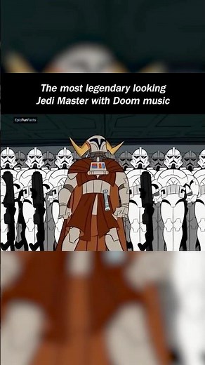 The Most Legendary Looking Jedi Master with Doom Music #starwars #doommusic