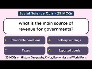 Social Science Quiz | 25 MCQs on History, Geography, Civics, Economics & World Facts | GK Quiz 2026
