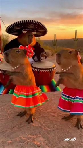 capi ai on Instagram: "#capybara #cutie #dancelife #mexico #trending"