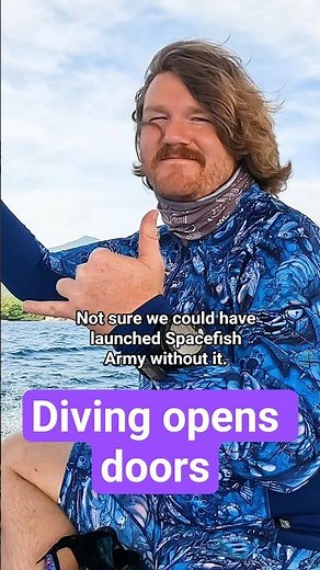 Becoming a Divemaster was a key component in launching Spacefish Army 🤿🫶 #scubadiving #divemaster