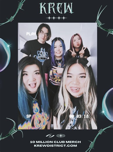 10 Million KF Club Merch out now! 10M T-Shirts & 10M Ferris Wheel! 🎡✨ Visit KREW DISTRICT! https://krewdistrict.com/ | ItsFunneh