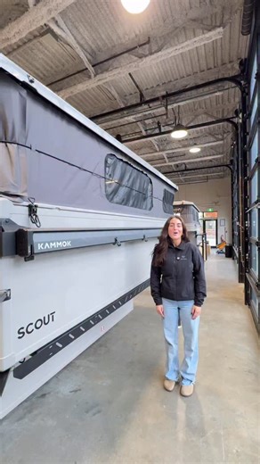 7ft of headroom, a 1,336lb base weight, and a pop-up roof that sets up in seconds - what more could you want? The Kenai Pop-Up is built for full-size trucks with 6.5’ beds or longer and still fits in most garages thanks to its low-profile roof. Shower capabilities? Check. Cassette toilet? Also check. Diesel heater, extra storage, fridge/freezer, off-grid power - check, check, check and check 🤌 #ScoutCampers #truckcampers #popupcamper #campertour | Scout Campers